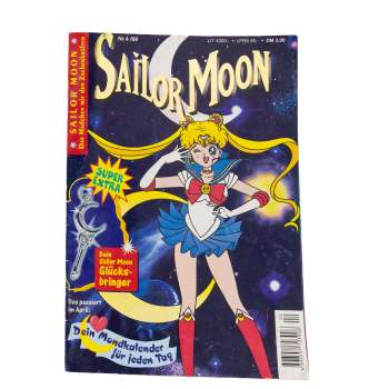 Sailor Moon Magazin Nr. 4/98 Vorderseite mit Extra-Hinweis